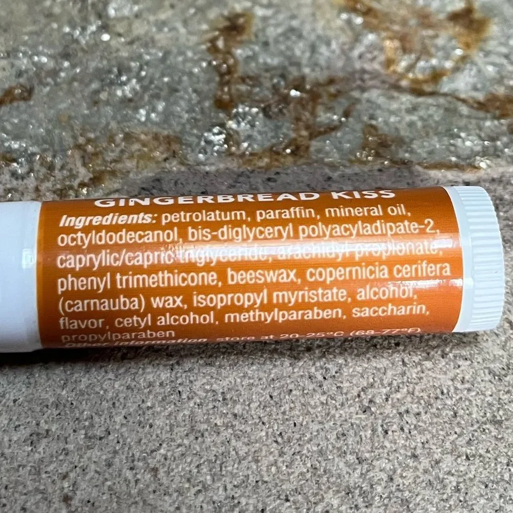 RARE Discontinued Sealed Chapstick Gingerbread Kiss NWT Holiday Christmas htf